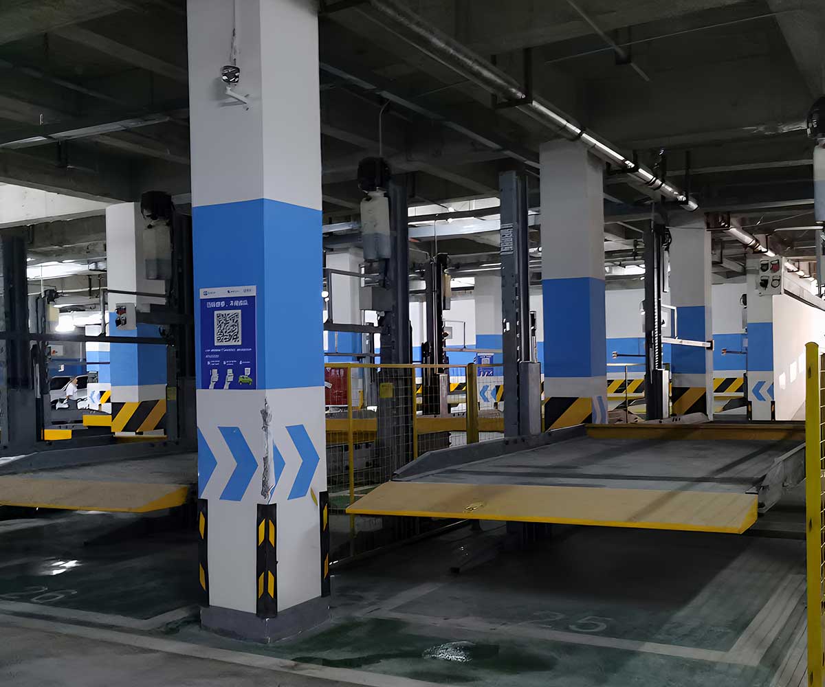 玉溪上下兩層機(jī)械式立體停車設(shè)備的標(biāo)準(zhǔn)尺寸解析